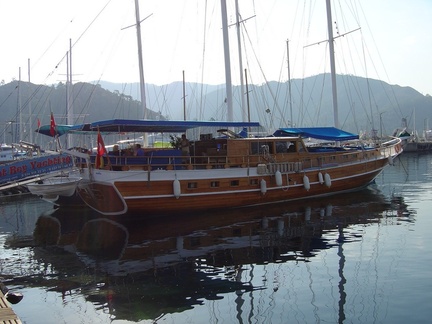 DSC04014 Our yacht in Marmaris Harbor
